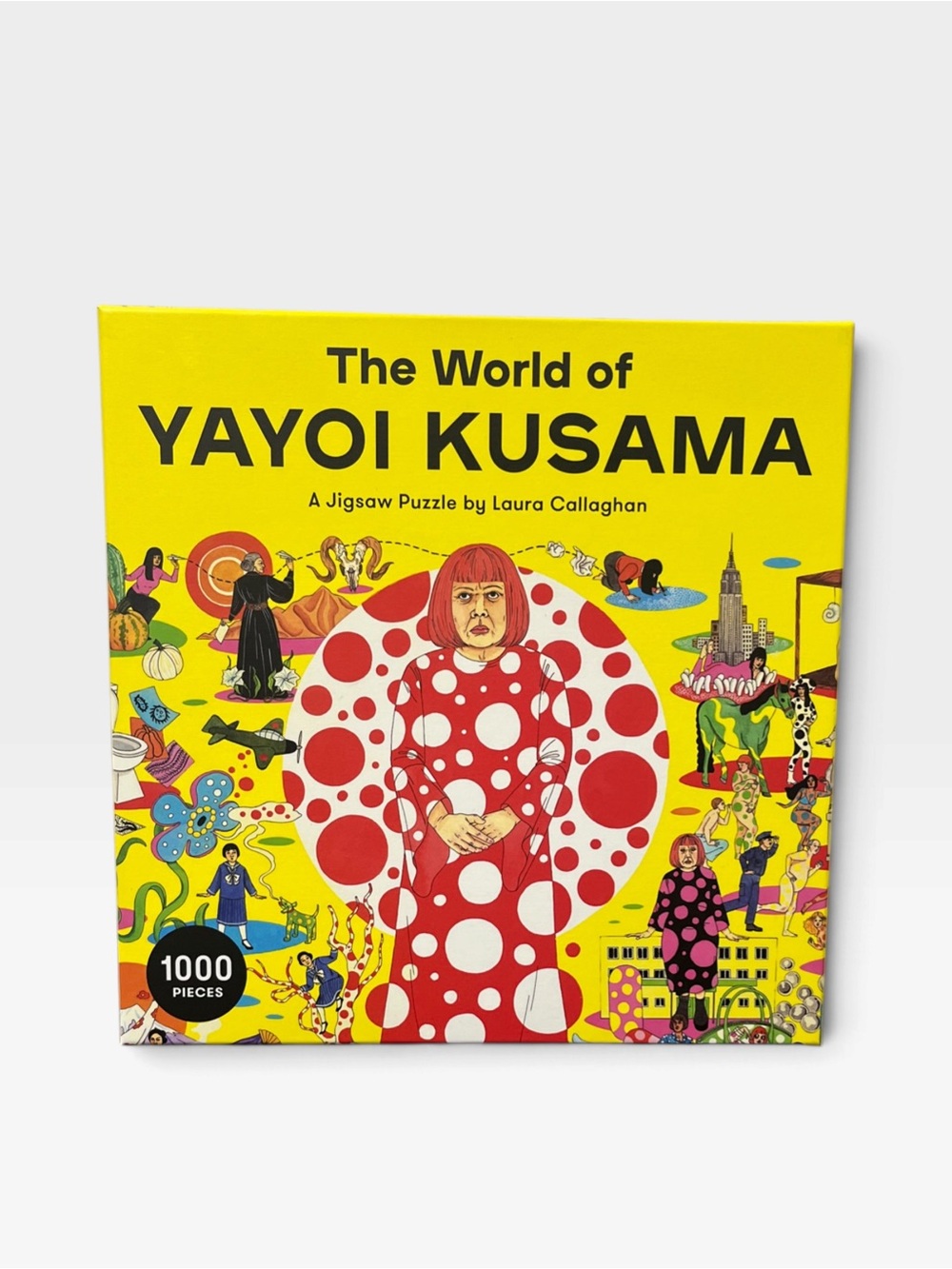 The World of Yayoi Kusama 1000-Piece Jigsaw Puzzle - Yellow & Red